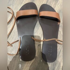 J crew lace up sandals, perfect condition